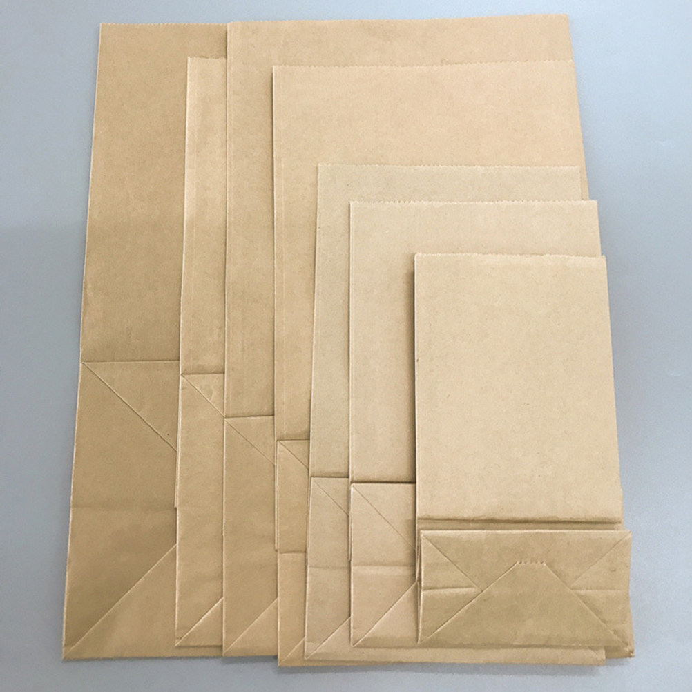 Snacks Food Usa - 100pcs Kantong Kertas Kraft Ukuran Kecil