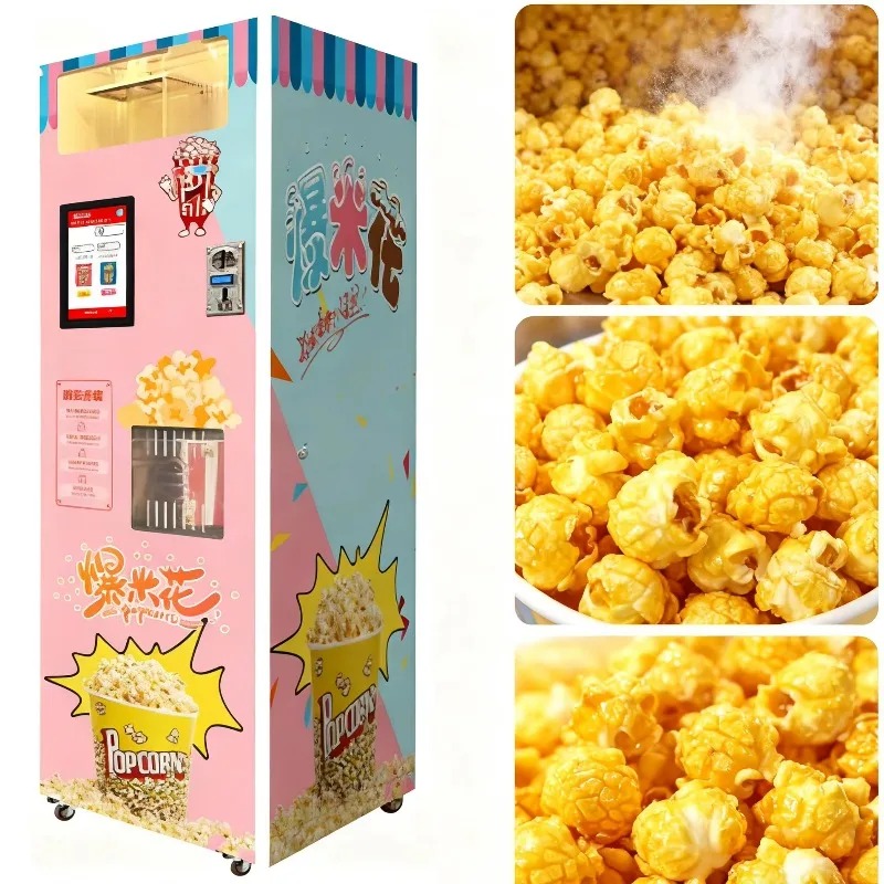 Snacks Food Usa - Mesin Pembuat Popcorn Otomatis Cerdas Teknologi