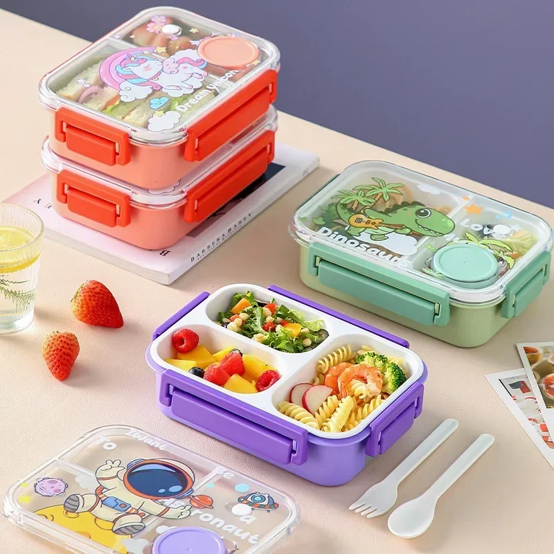 Food Snacks For School - Kotak Makan Siang Bento Kartun Unicorn