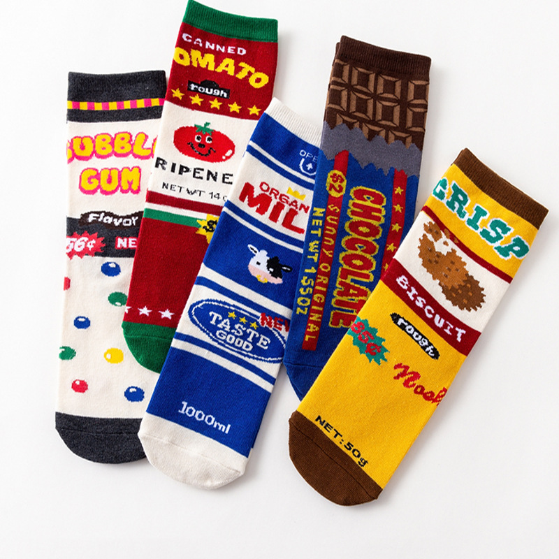 Food In Japanese Snacks - 1 Pasang Kaus Kaki Wanita Modis
