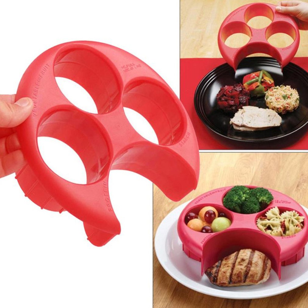 Food Snacks To Lose Weight - Piring pengontrol bagian makanan portabel, alat