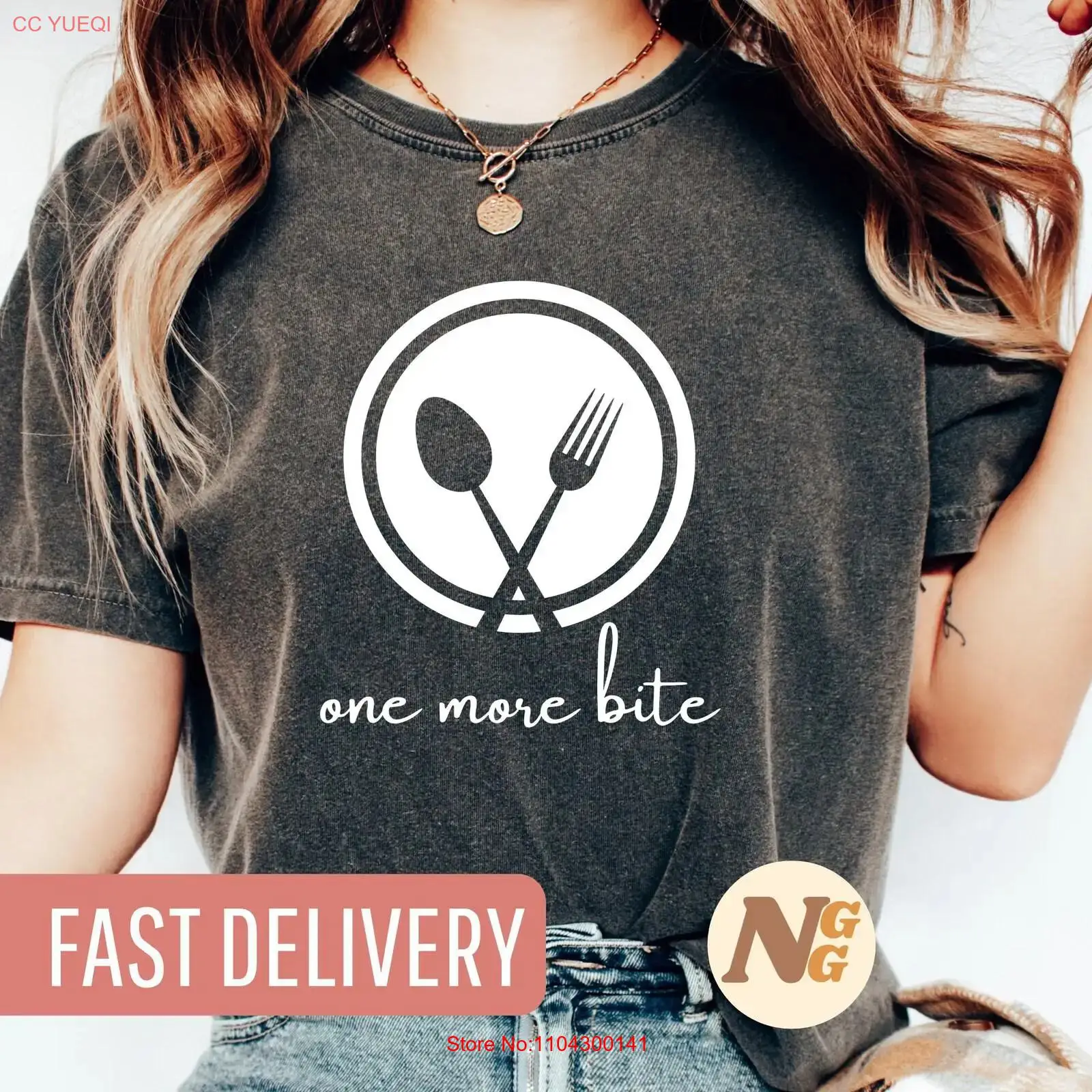 Foody Snacks - Kaos Foodie Bite Food Lover Katun