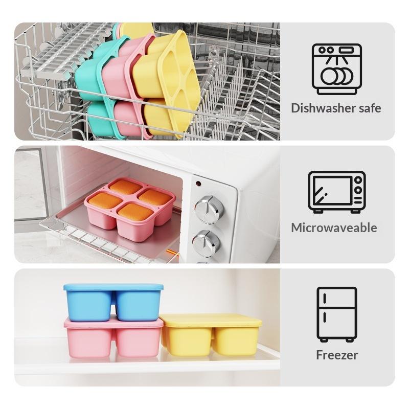 Food Snacks For School - Kotak Bekal Silikon Food Grade Dengan