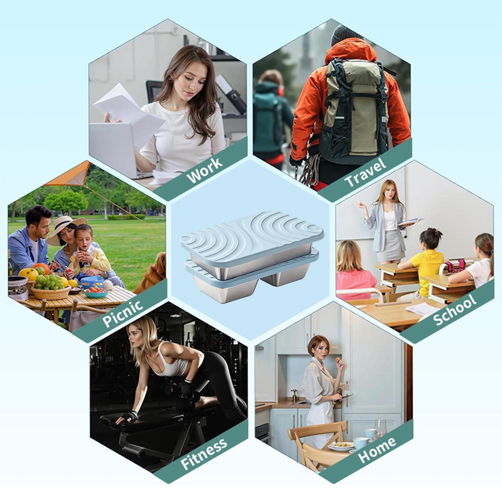 Kotak Bekal Stainless Steel Wa - Food Snacks For School ulasan dan harga