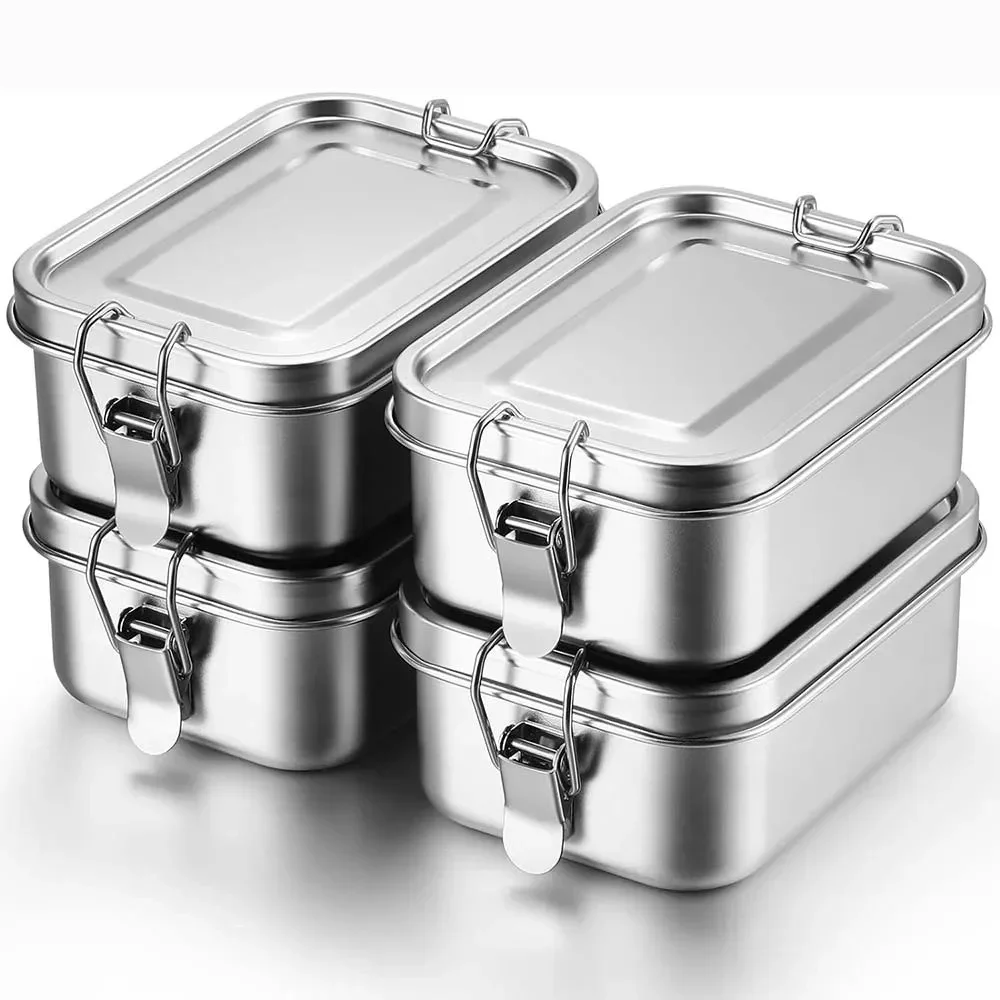 Kotak Bento Stainless Steel, K - Food Snacks For School ulasan dan harga