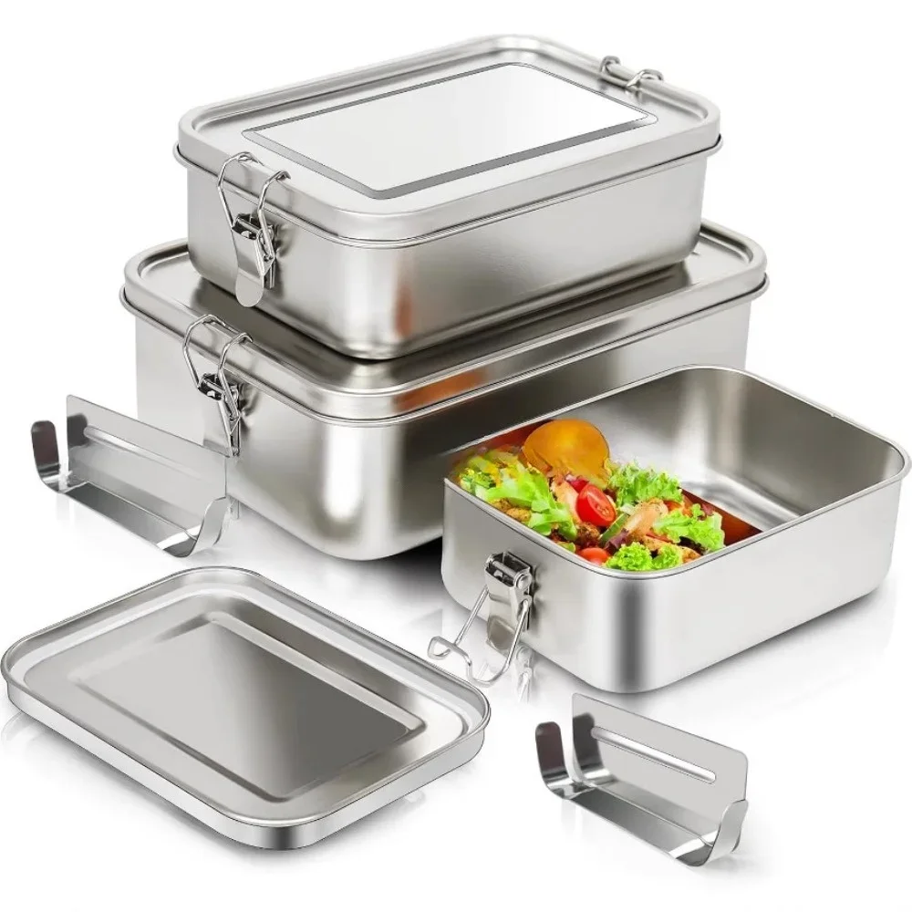 Kotak Bento Stainless Steel, K - Food Snacks For School ulasan dan harga