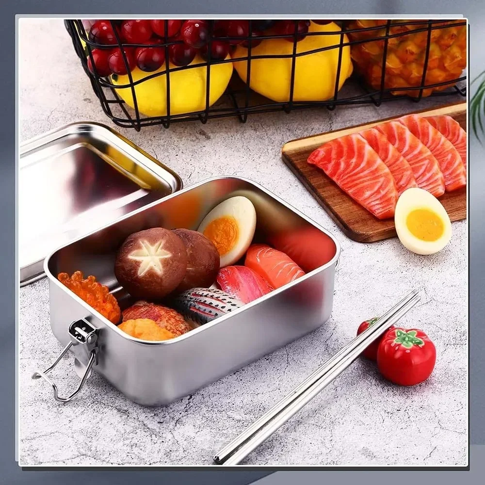 Kotak Bento Stainless Steel, K - Food Snacks For School ulasan dan harga