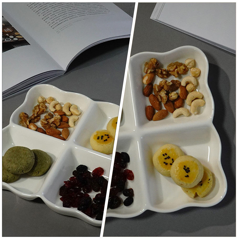 Piring Sajian Keramik 4 Kompar - Food In Japanese Snacks ulasan dan harga