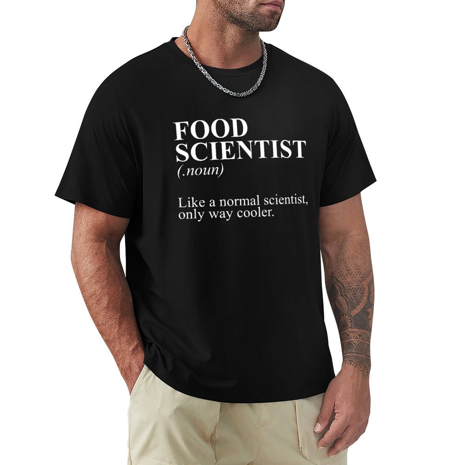 Kaos Ilmuwan Makanan Lucu, Ilm - Foody Snacks ulasan dan harga