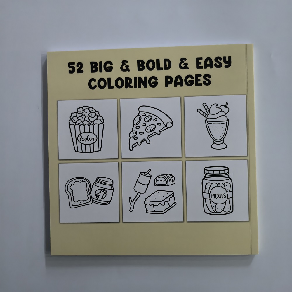 Buku Mewarnai Makanan, Minuman - Food Snacks Coloring Book ulasan dan harga