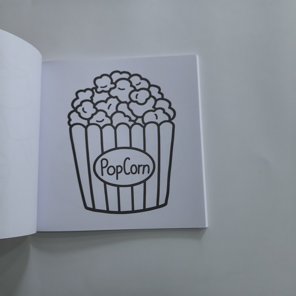 Buku Mewarnai Makanan, Minuman - Food Snacks Coloring Book ulasan dan harga