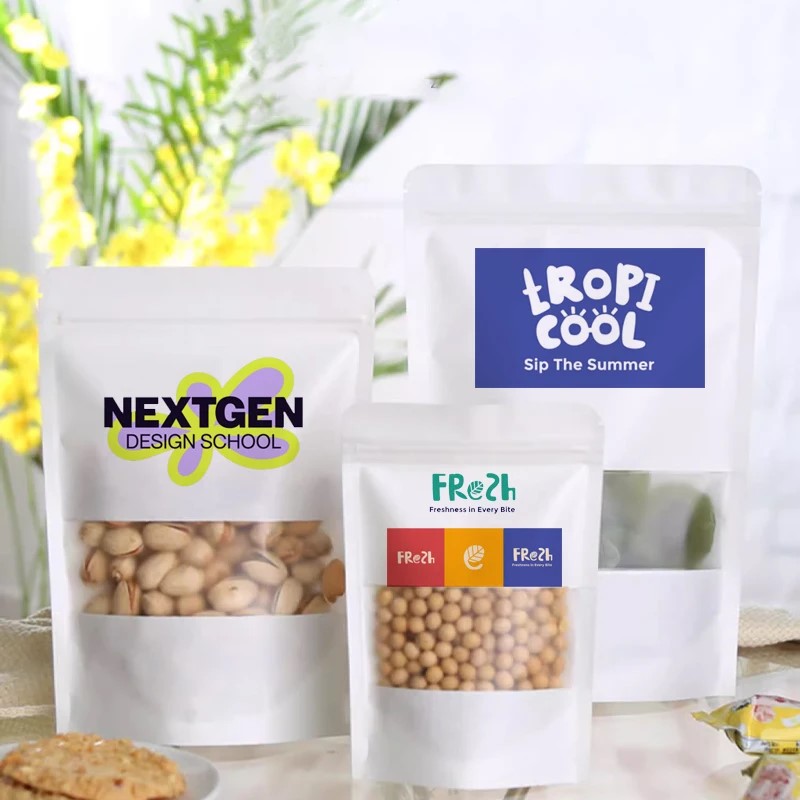 50pcs Kantong Zipper Berdiri S - Food Snacks For School ulasan dan harga