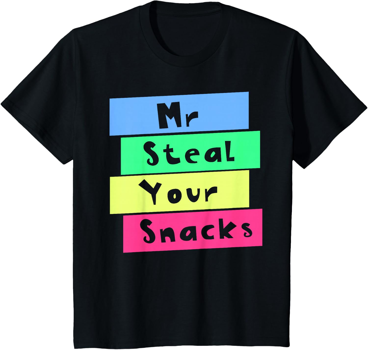Mr Steal Your Snacks Kaos Lucu - Foody Snacks ulasan dan harga