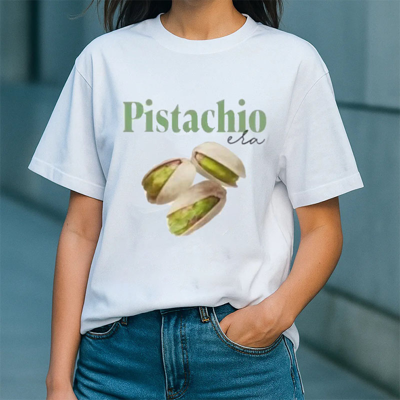 Kaos Wanita Retro Lucu Motif P - Foody Snacks ulasan dan harga