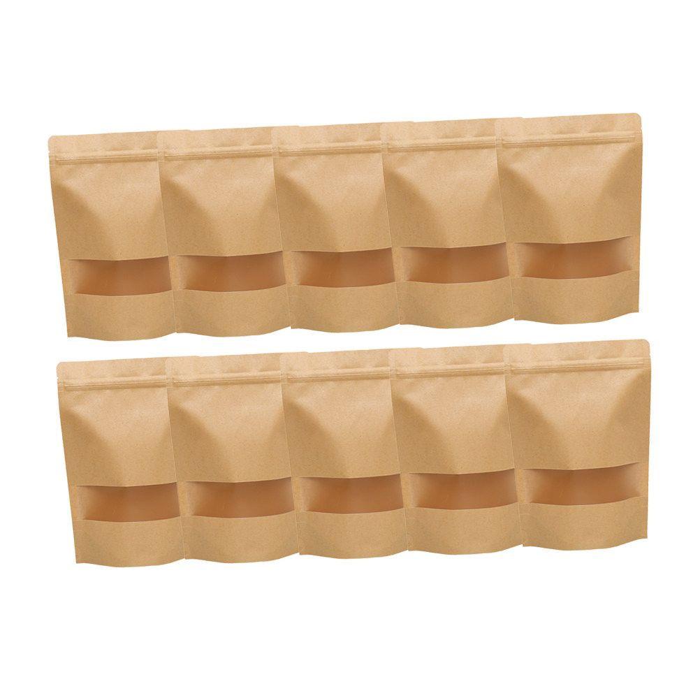 50Pcs Kantong Berdiri Kraft Fo - Snacks Food Usa ulasan dan harga