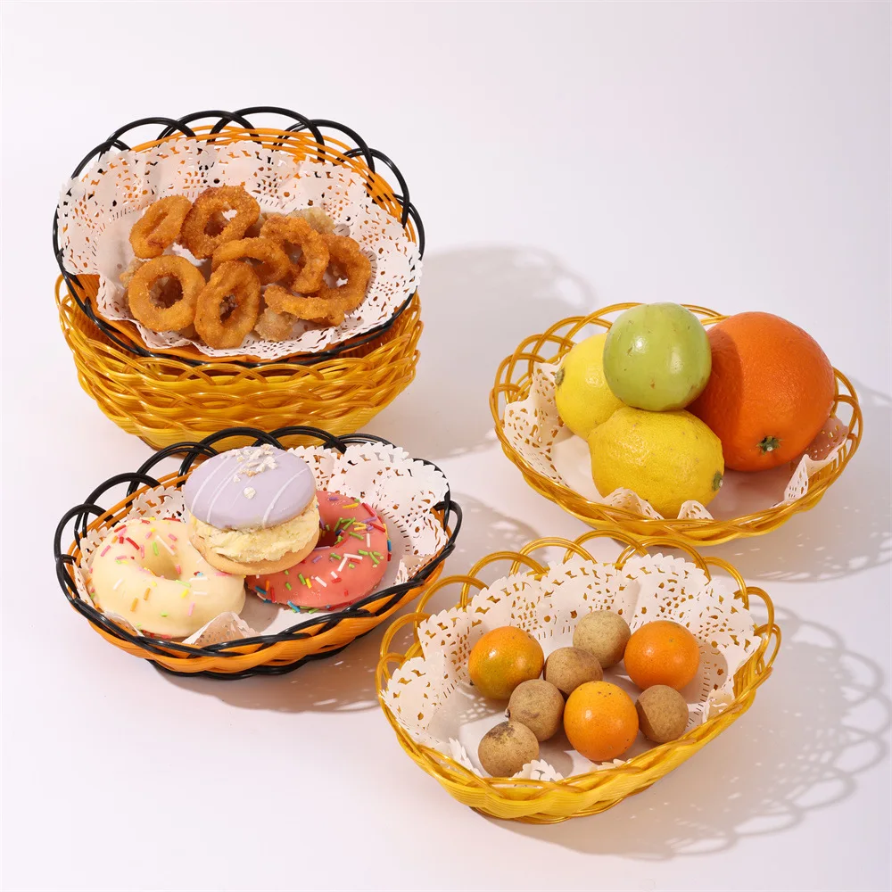 Keranjang buah rotan imitasi b - Food Snacks Indian ulasan dan harga