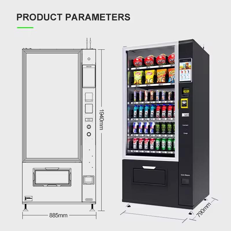 Mesin Vending Kombinasi Klasik - Snacks Food Usa ulasan dan harga