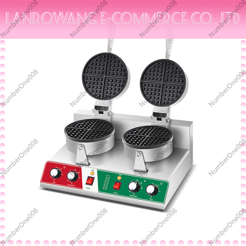 Pembuat Waffle Putar Anti Leng - Food Snacks Business ulasan dan harga