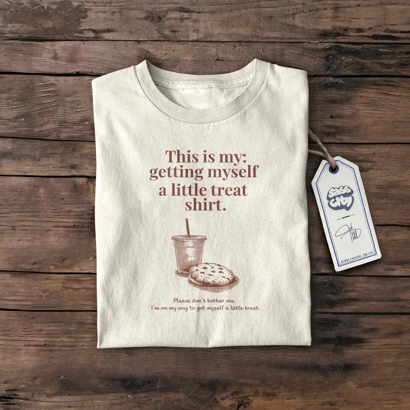 Kaos Foodie TreaT T-Shirt Self - Foody Snacks ulasan dan harga