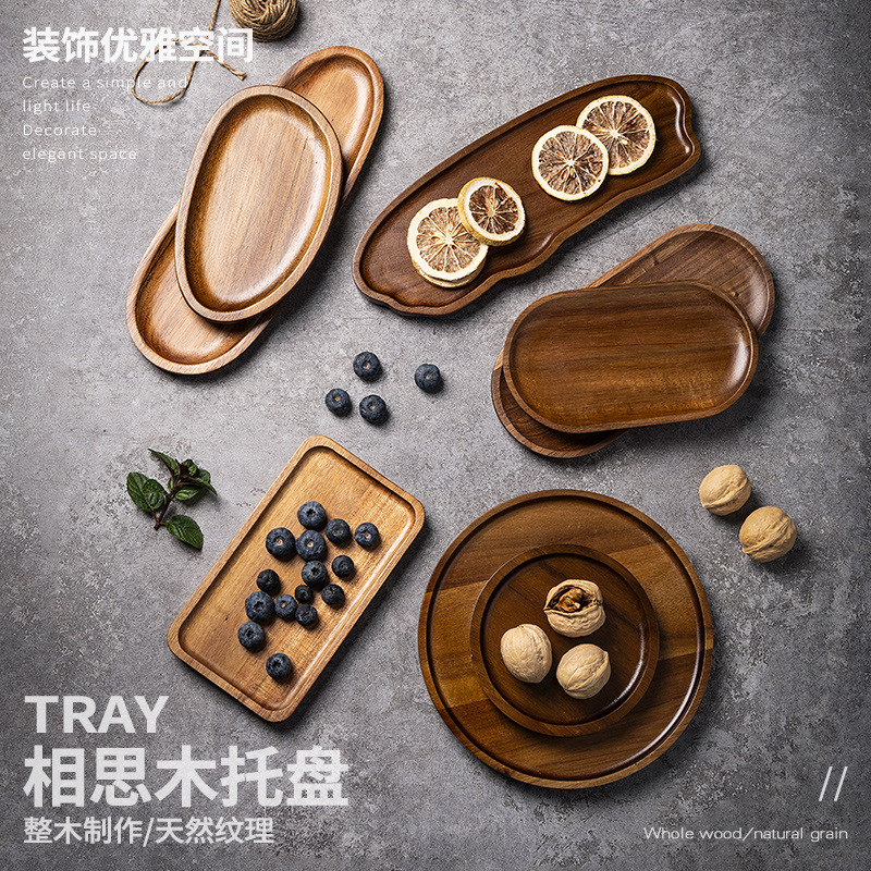 Nampan Makanan Kayu Solid Bula - Food In Japanese Snacks ulasan dan harga