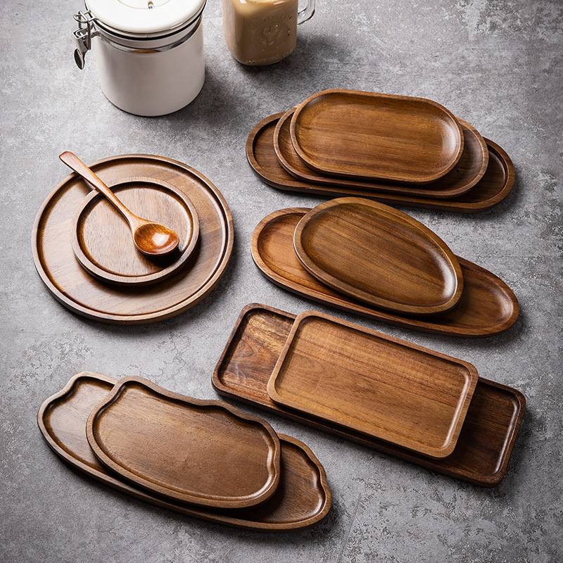 Nampan Makanan Kayu Solid Bula - Food In Japanese Snacks ulasan dan harga