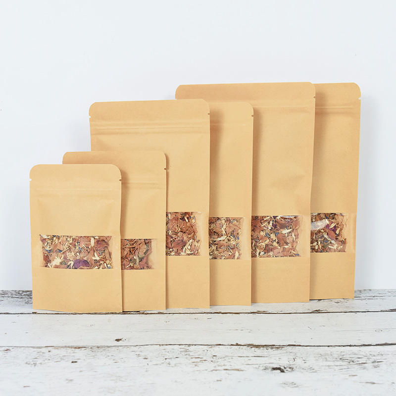 20/50 buah kertas Kraft kantun - Food Snacks For School ulasan dan harga