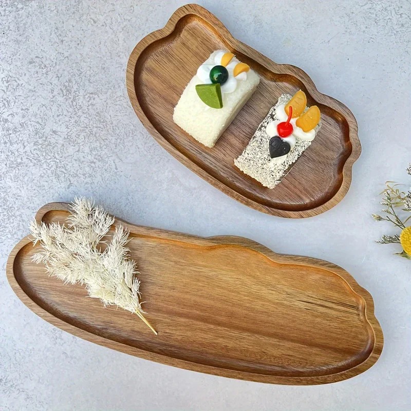 Baru! Nampan Kayu Gaya Jepang  - Food In Japanese Snacks ulasan dan harga