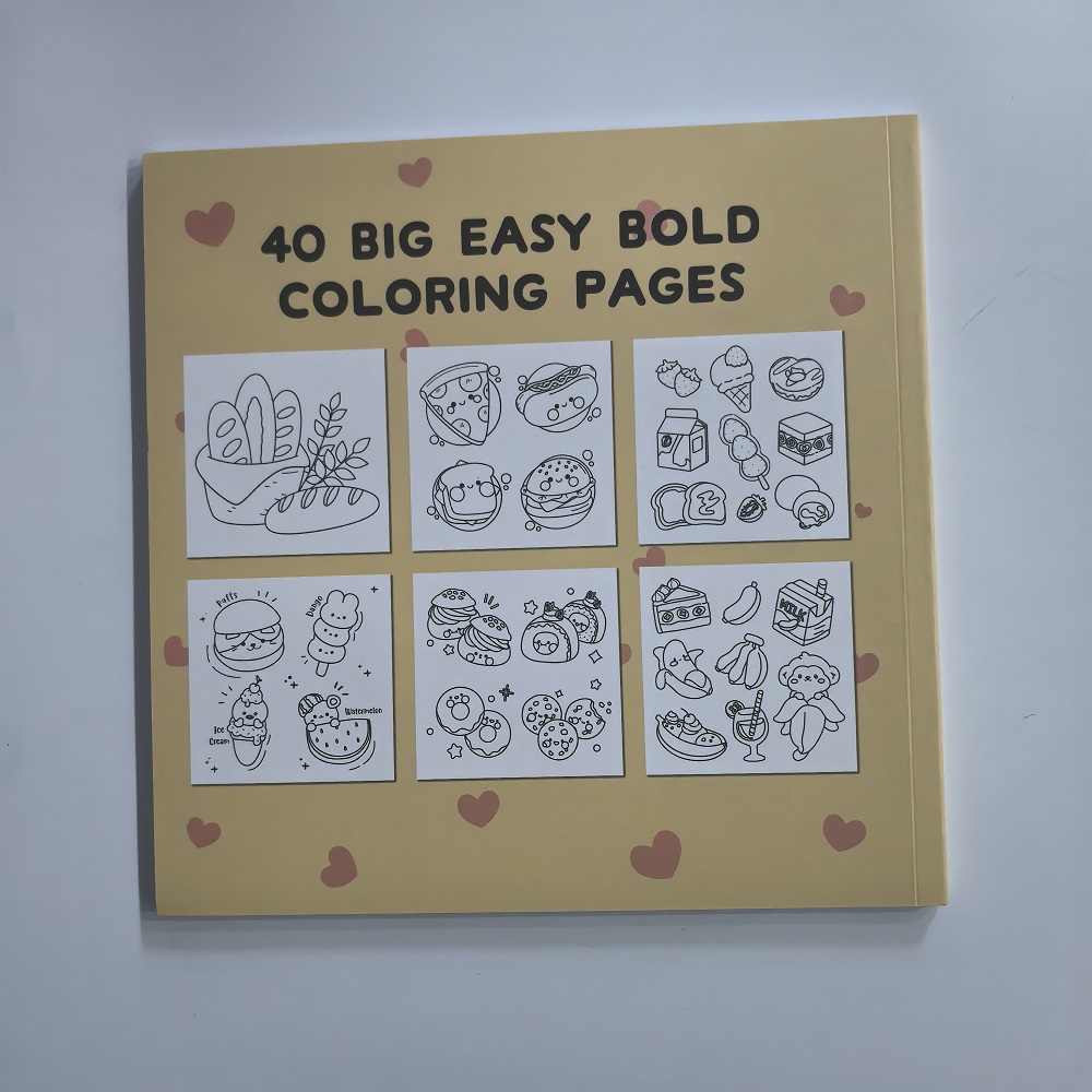 Buku Mewarnai Mudah untuk Dewa - Food Snacks Coloring Book ulasan dan harga