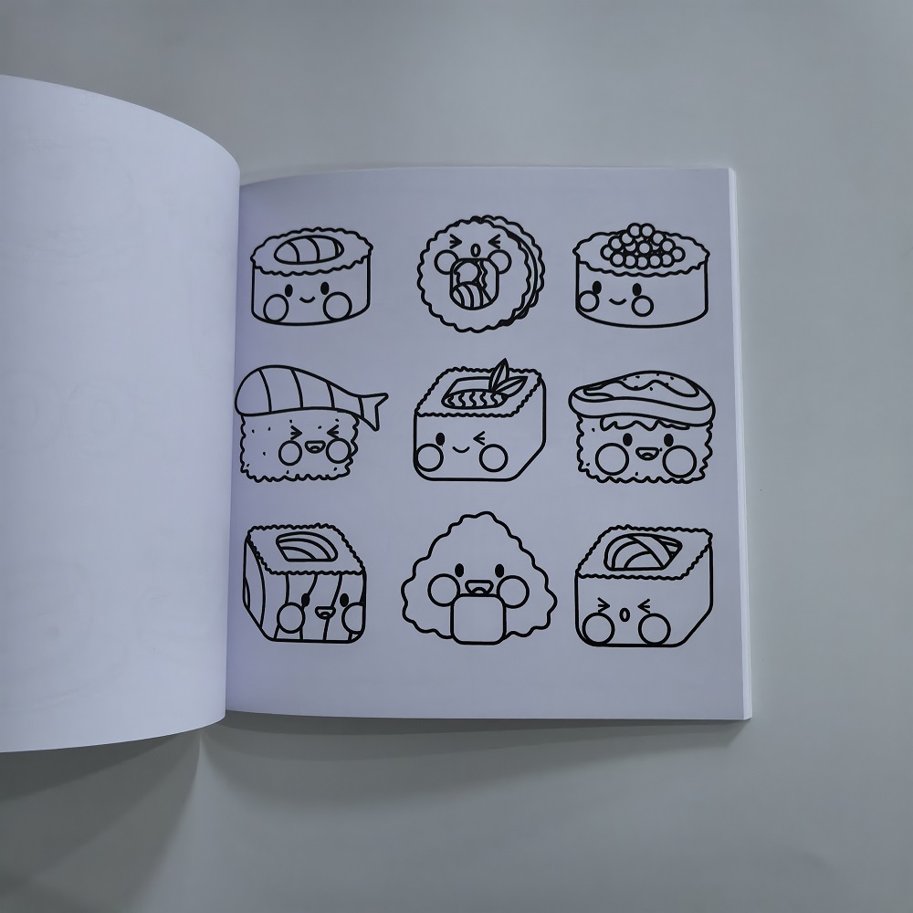 Buku Mewarnai Mudah untuk Dewa - Food Snacks Coloring Book ulasan dan harga