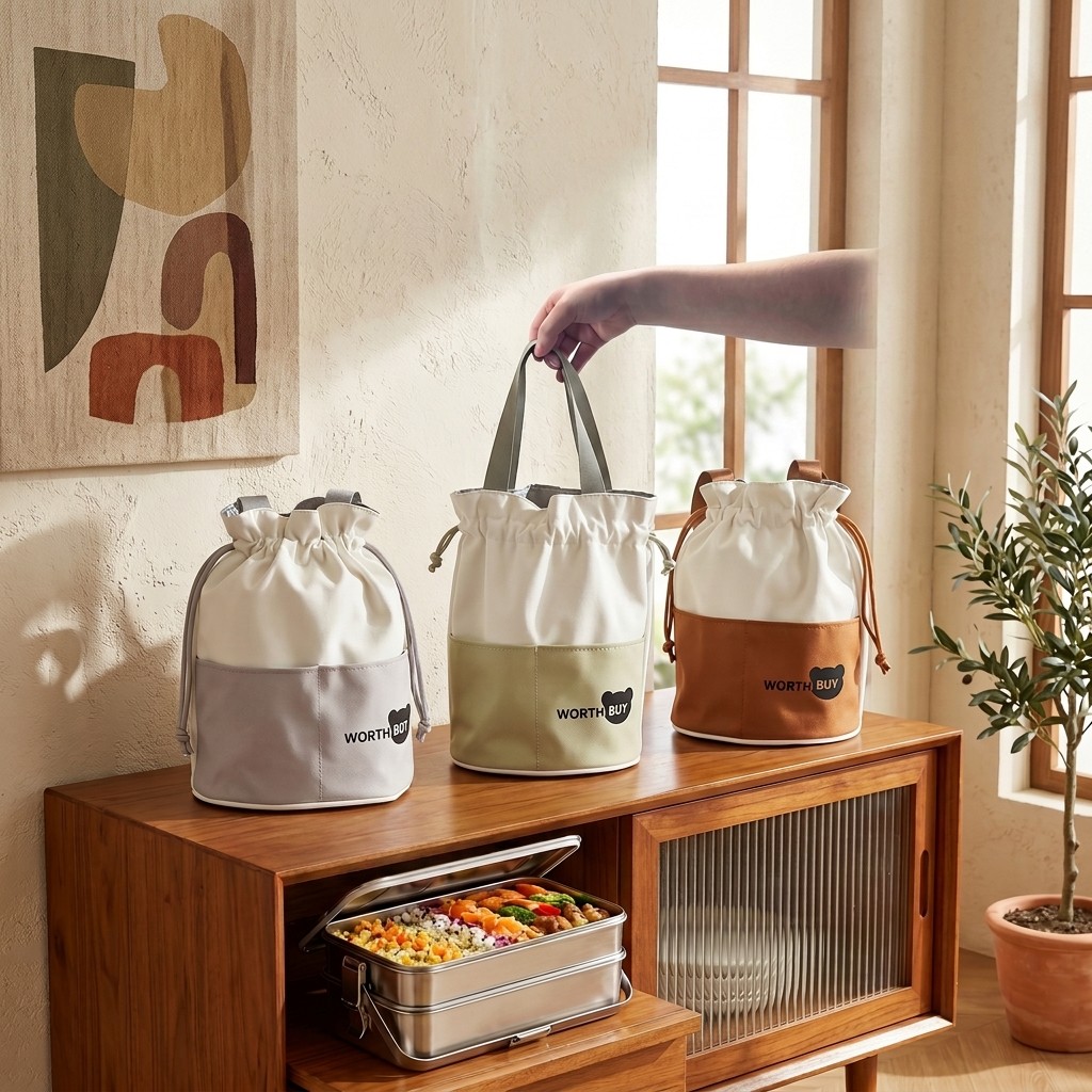 Tas Makan Siang Termal Portabe - Food Snacks For School ulasan dan harga