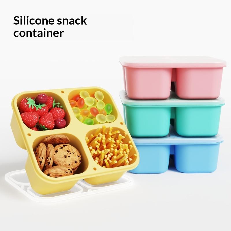 Kotak Bekal Silikon Food Grade - Food Snacks For School ulasan dan harga