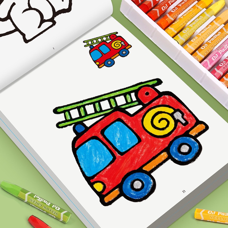 Buku Gambar Anak-Anak, Berisi  - Food Snacks Coloring Book ulasan dan harga
