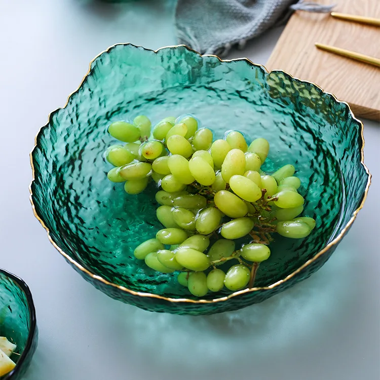 Mangkuk kaca hijau gaya Jepang - Food In Japanese Snacks ulasan dan harga