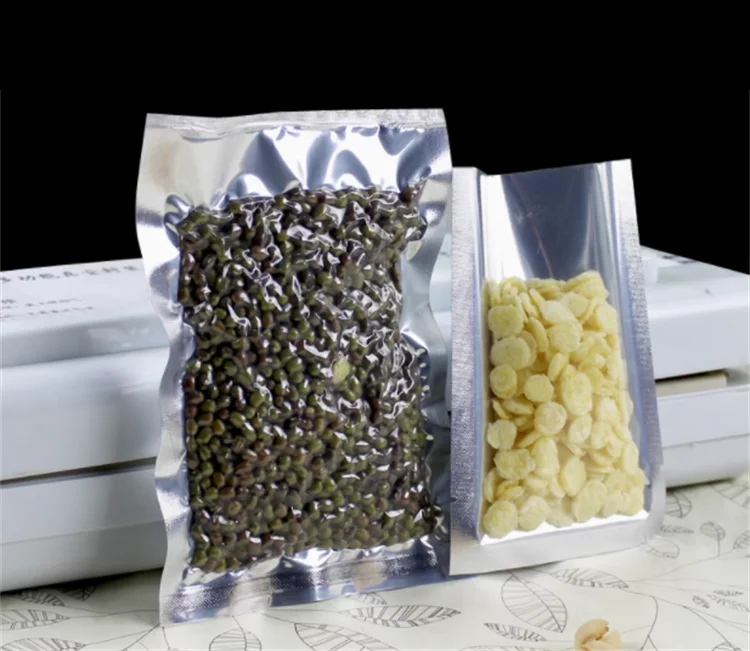 100 Pcs Kantong Plastik Perak  - Food Snacks For School ulasan dan harga